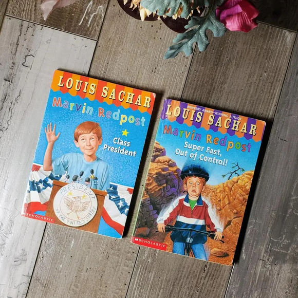 Marvin Redpost Scholastic Books By Louis Sachar Book Bundle - Picture 2 of 8